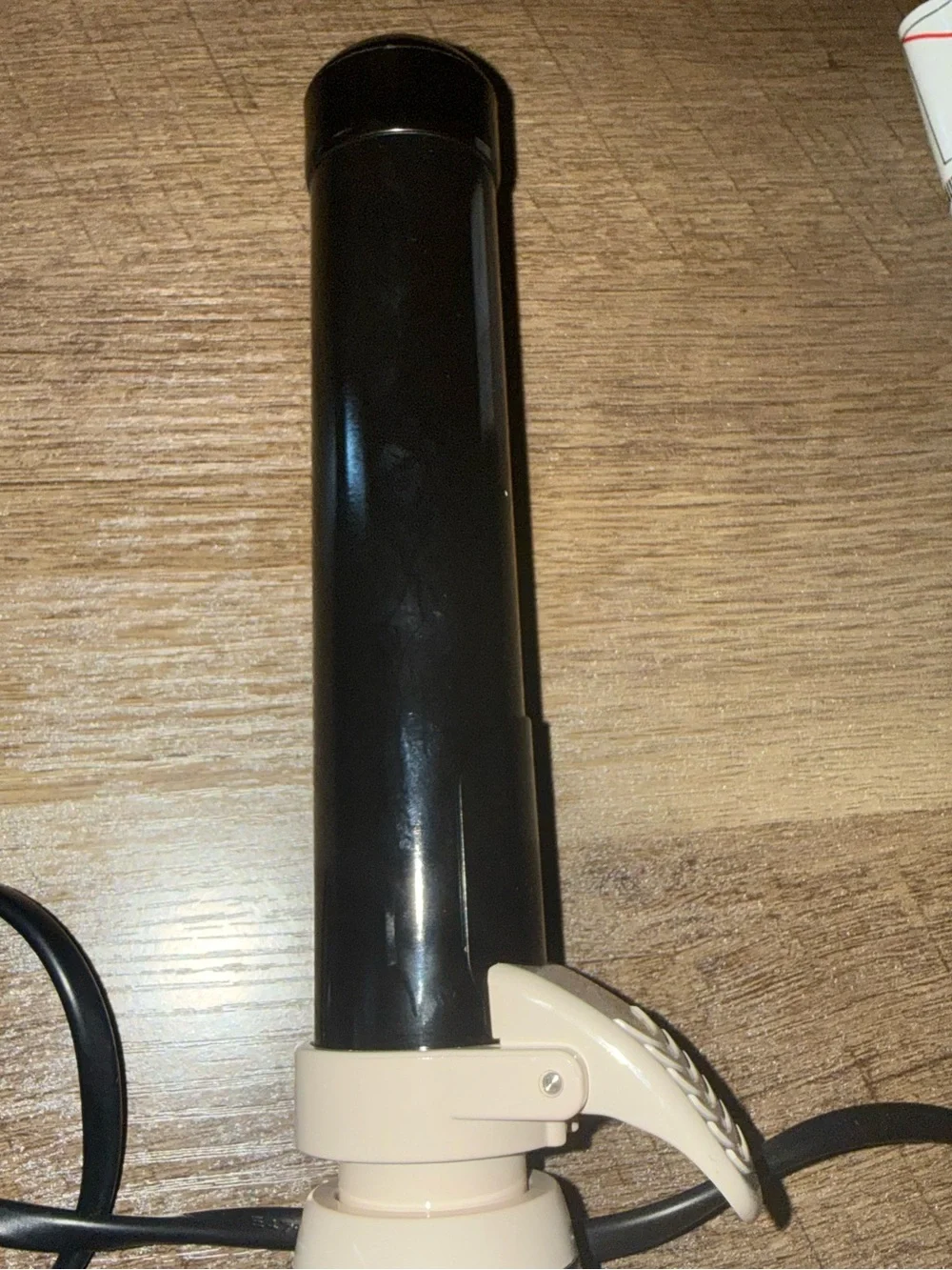 The Beachwaver Co. Leopard Print Curling Iron in White and Black